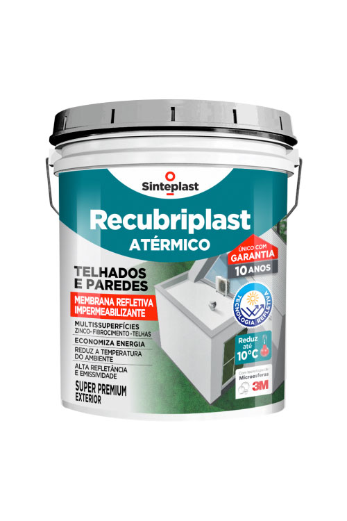 RECUBRIPLAST ATÉRMICO - TELHADOS E PAREDES