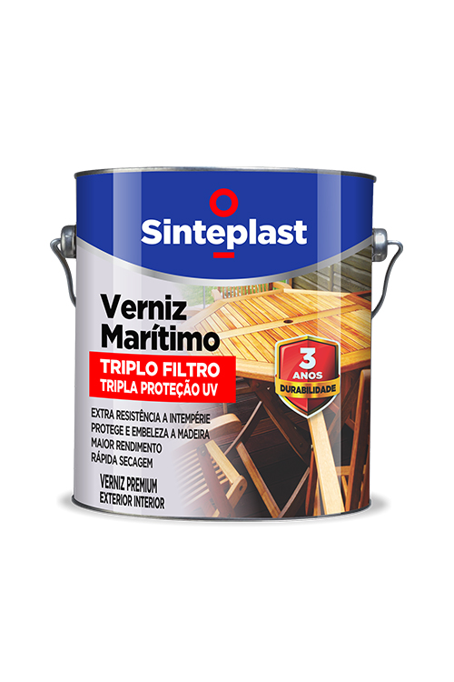 VERNIZ MARÍTIMO TRIPLO FILTRO UV EXTERIOR INTERIOR  - BRILHANTE/ACETINADO